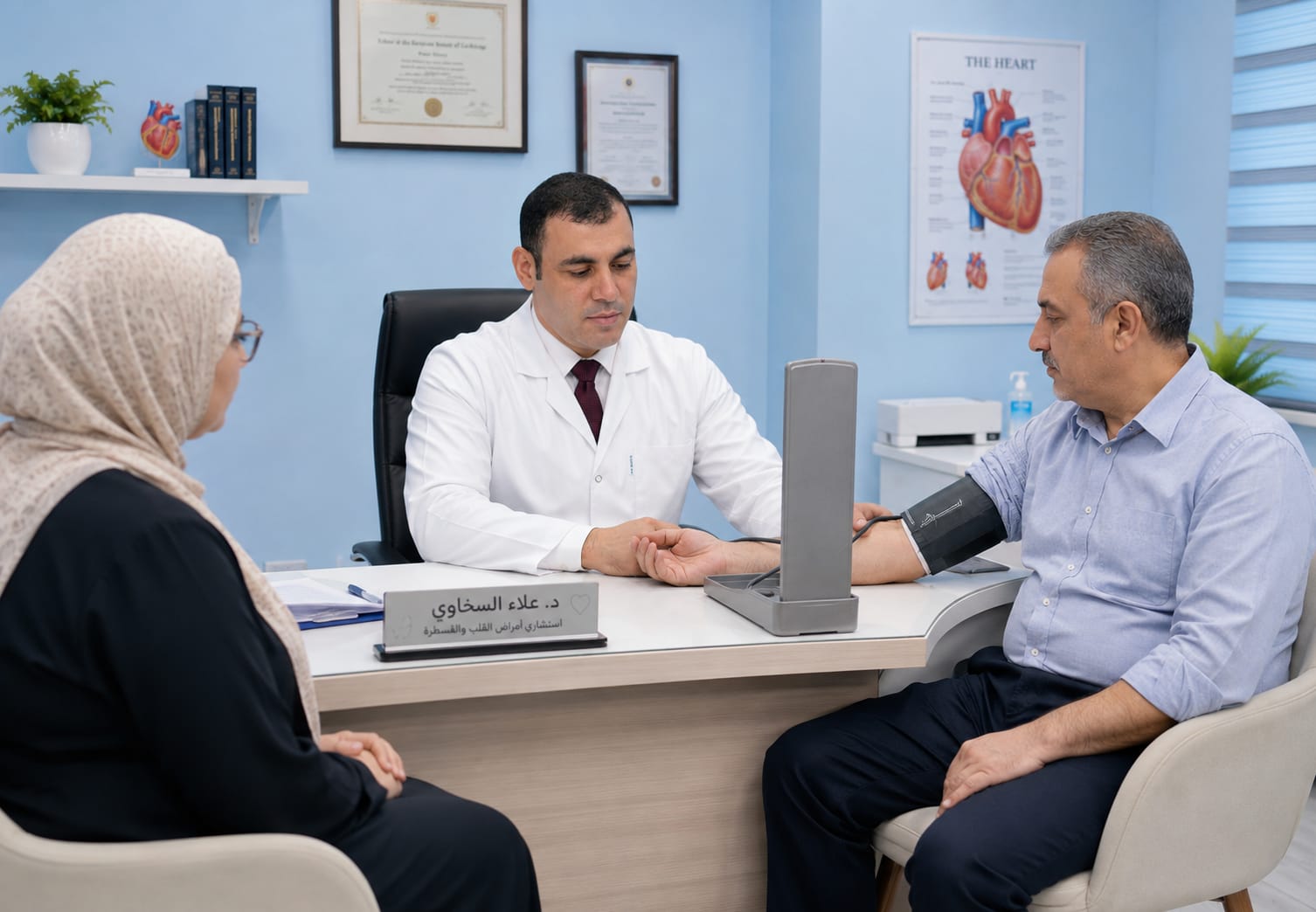 دكتور علاء السخاوى -فحص مرضاه
