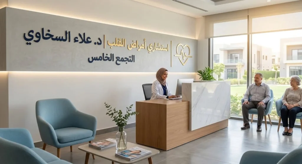 د. علاء السخاوي : استشاري أمراض القلب في التجمع الخامس