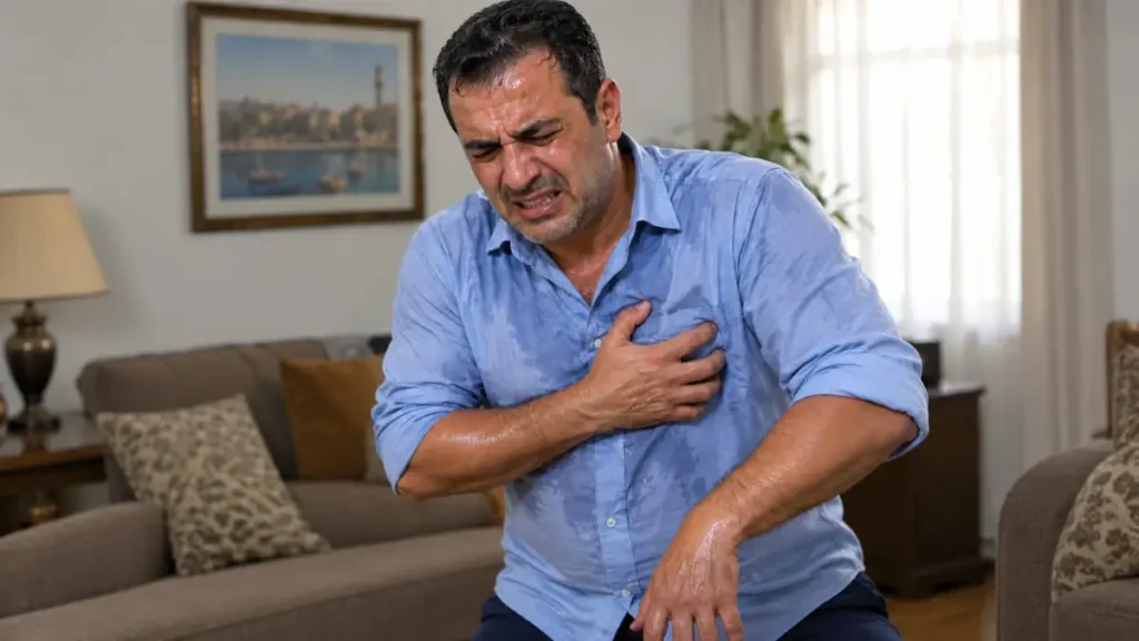 أعراض الجلطة القلبية